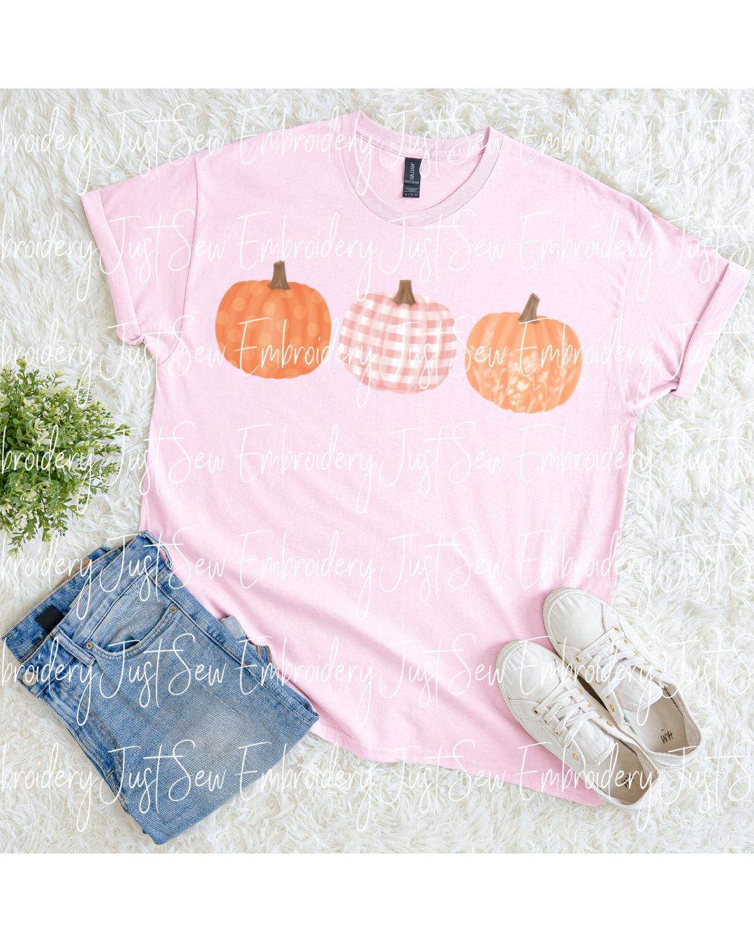 Cute Pumpkin Trio Print PNG Hand Drawn Digital File