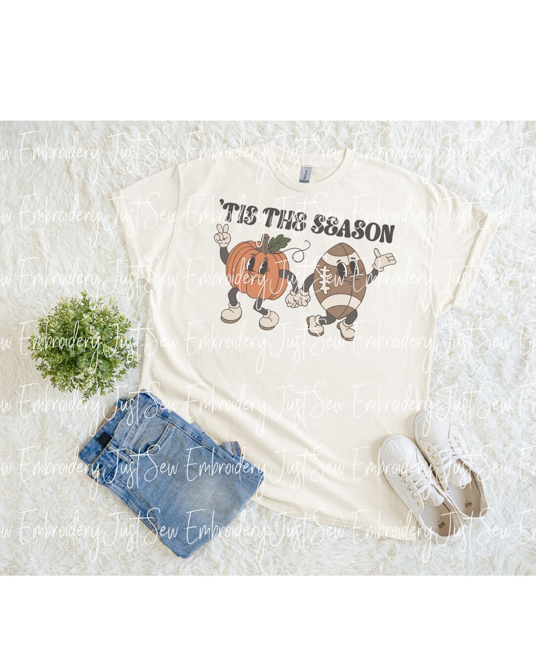 Tis The Season Fall Print PNG Hand Drawn Digital File