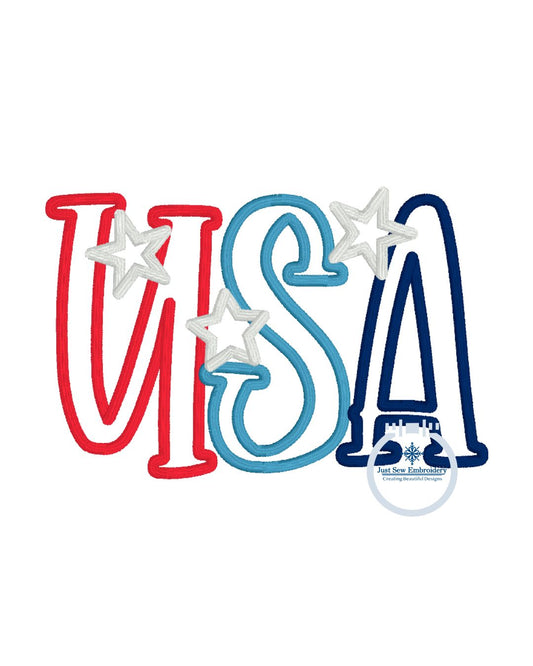 USA Embroidery Class 25