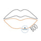 BOO Lips ZZ Applique Embroidery Design Halloween Three Sizes 5x7, 6x10, and 8x12 Hoop