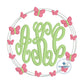 Butterfly Monogram Frame Embroidery 4x4 Hoop NO FONTS INCLUDED