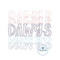 Embroidery DAWGS Bean Stitch Design Machine Embroidery Five Sizes 4x4, 5x7, 8x8, 6x10, 8x12 Hoop