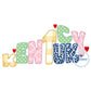 KENTUCKY Zigzag Applique Embroidery Design Shaped Like the State of KY Four Sizes 5x7, 8x8, 6x10, 8x12 Hoop