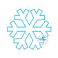 Snowflake Applique Machine Embroidery Design with Raggy, Satin, and ZigZag Stitch in Four Sizes Total 12 Designs Christmas