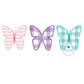 Butterfly Applique Embroidery Design File Machine Embroidery Satin Edge, Zigzag Edge, and Stem Edge 4x4 Hoop