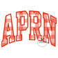 APRN Arched Satin Applique Embroidery Nursing Five Sizes 5x7, 8x8, 6x10, 7x12 and 8x12 Hoop