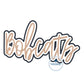 Bobcats 3-D Puff Satin Outline Applique Embroidery Design Machine Embroidery Five Sizes 5x7, 8x8, 9x9, 6x10, and 7x12 Hoop