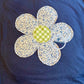 Boho Flower Raggy Applique Machine Embroidery Design Bean Stitch Seven Sizes 4x4, 5x5, 6x6, 7x7, 8x8, 9x9, and 10x10 Hoop