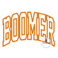 BOOMER Arched Satin Applique Embroidery Design Four Sizes 5x7, 8x8, 6x10, 8x12 Hoop Oklahoma OK