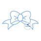 Bow Applique Embroidery Design Machine Six Sizes 4x4, 5x7, 8x8, 9x9, 6x10, and 7x12 Hoop