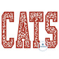 Cats Applique Embroidery Design Machine Embroidery Satin Stitch Six Sizes 5x7, 8x8, 9x9, 6x10, 7x12, and 8x12 Hoop