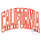 California Arched Applique Embroidery Satin Stitch Three Sizes 6x10, 7x12, and 8x12 Hoop