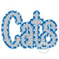 Cats Applique Embroidery Bean Two Layer Design Machine Embroidery Five Sizes 5x7, 8x8, 6x10, 7x12, and 8x12 Hoop
