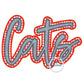 Cats Double Layer Applique Embroidery Script Two Layer Satin Edge Design Machine Embroidery Five Sizes 8x8, 9x9, 6x10, 7x12, and 8x12 Hoop