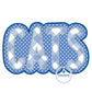 CATS Double Satin Applique Embroidery Machine Design FIVE Sizes 5x7, 8x8, 6x10, 7x12, 8x12 Hoop