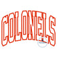 COLONELS Arched Satin Applique Embroidery Machine Design Five Sizes 8x8, 9x9, 6x10, 7x12, 8x12 Hoop