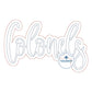 Colonels Double Raggy Applique Embroidery Two Layer Bean Stitch Edge Design Five Sizes 5x7, 8x8, 6x10, 7x12, and 8x12 Hoop