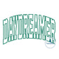 DAYDREAMER Arched Satin Outline Embroidery Two Sizes 6x10 and 7x12 Hoop