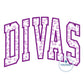 DIVAS Arched Satin Applique Embroidery Design Satin Outline Eight Sizes 5x7, 8x8, 5x12, 6x10, 9x9, 7x12, and 8x12 Hoop