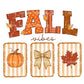 Fall Vibes Cute Print PNG Hand Drawn Digital File