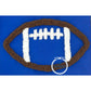 Football Chenille Yarn Applique Embroidery Design Four Sizes 5x7, 8x8, 6x10, and 8x12