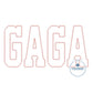 GAGA Diamond Applique Embroidery Design Diamond Stitch Four Sizes 5x7, 8x8, 6x10, and 7x12