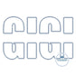 GIGI Split Applique Embroidery Design Diamond Stitch Mother's Day Five Sizes 5x7, 8x8, 6x10, 7x12, and 8x12 Hoop
