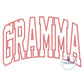 GRAMMA Arched Applique Embroidery Design Satin Edge Stitch Grandma Grandmother Four Sizes 8x8, 6x10, 7x12, and 8x12 Hoop