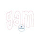 Gam Applique Embroidery Design Raggy Edge One Size 8x12 Hoop Grandma Mother's Day Gift