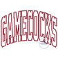 GAMECOCKS Arched Satin Applique Embroidery Design Machine Embroidery Three Sizes 6x10, 7x12 and 8x12 Hoop