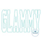 Glammy Diamond Edge Applique Embroidery Design Four Sizes 8x8, 9x9, 6x10, and 8x12 Hoop