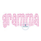 Gramma Applique Embroidery Design Raggy Bean Stitch Grandma Grandmother Mother's Day Gift 8x12 Hoop