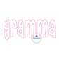 Gramma Applique Embroidery Design Raggy Bean Stitch Grandma Grandmother Mother's Day Gift 8x12 Hoop