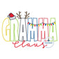 GRAMMA Claus Christmas Applique Embroidery Machine Design Zigzag Edge Stitch Five Sizes 5x7, 8x8, 6x10, 7x12m and 8x12 Hoop