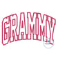 Grammy Arched Satin Applique Embroidery Design Three Sizes 8x8, 6x10, 8x12 Hoop