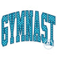 Gymnast Arched Satin Applique Embroidery Six Sizes 5x7, 8x8, 6x10, 9x9, 7x12, and 8x12 Hoop (Copy)