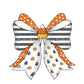 Halloween Bow Print PNG Hand Drawn Digital File