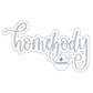 Homebody Raggy Applique Patch Embroidery Design Script Bean Stitch Five Sizes: 5x7, 8x8, 9x9, 6x10, and 7x12 hoop