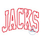 JACKS Arched Applique Embroidery Design Machine Embroidery Satin Edge Six Sizes 5x7, 8x8, 9x9, 6x10, 7x12, 8x12 Hoop