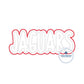 JAGUARS Applique Two Layer Design Machine Embroidery Two Color ZigZag Edge 8x12 Hoop