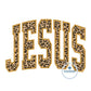 JESUS Arched Applique Satin Stitch Embroidery Design Six Sizes 5x7, 8x8, 9x9, 6x10, 7x12, and 8x12 Hoop