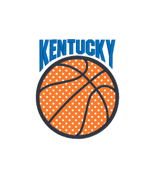 Kentucky Basketball UK Applique Embroidery Machine Design