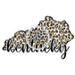 KY Kentucky Leopard Cheetah PNG Sublimation Digital File Script