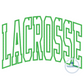 Lacrosse Arched Satin Applique Machine Embroidery Design Four Sizes 8x8, 6x10, 7x12, and 8x12 Hoop