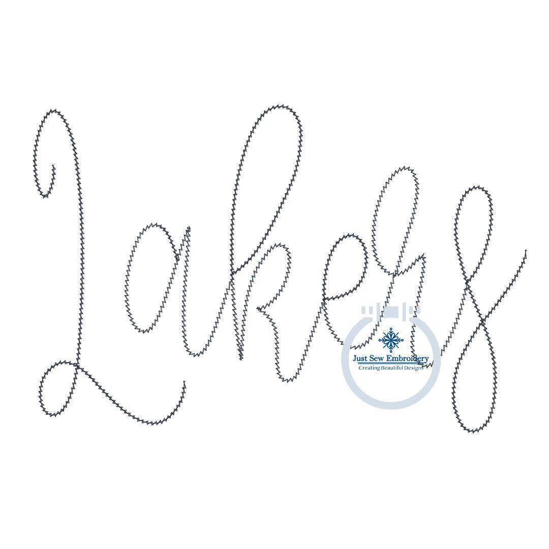 Lakers Chenille Yarn Applique Embroidery Design Five Sizes 5x7, 8x8, 6x10, 7x12, and 8x12 Hoop