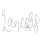LANCERS Chenille Yarn Embroidery Design Five Sizes 5x7, 8x8, 6x10, and 7x12 Hoop