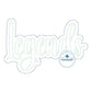 Legends Double Raggy Applique Embroidery Design Five Sizes 5x7, 8x8, 6x10, 7x12, and 8x12 Hoop