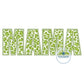 MAMA Satin Applique Embroidery Design Mother's Day Six Sizes 7, 8, 9, 10, 11, and 12 Inches Wide