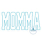 Momma Academic Diamond Applique Embroidery Design Diamond Stitch Four Sizes 5x7, 8x8, 6x10, and 7x12 Hoop