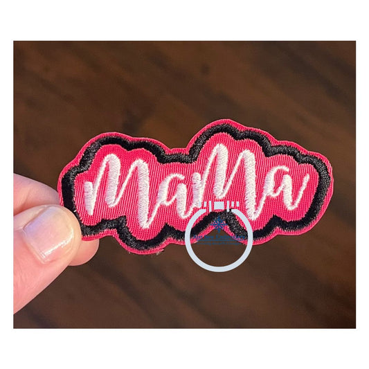 Mama Hat Embroidery Script Design in One Size